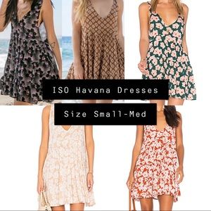 ISO Acacia Havana Dresses